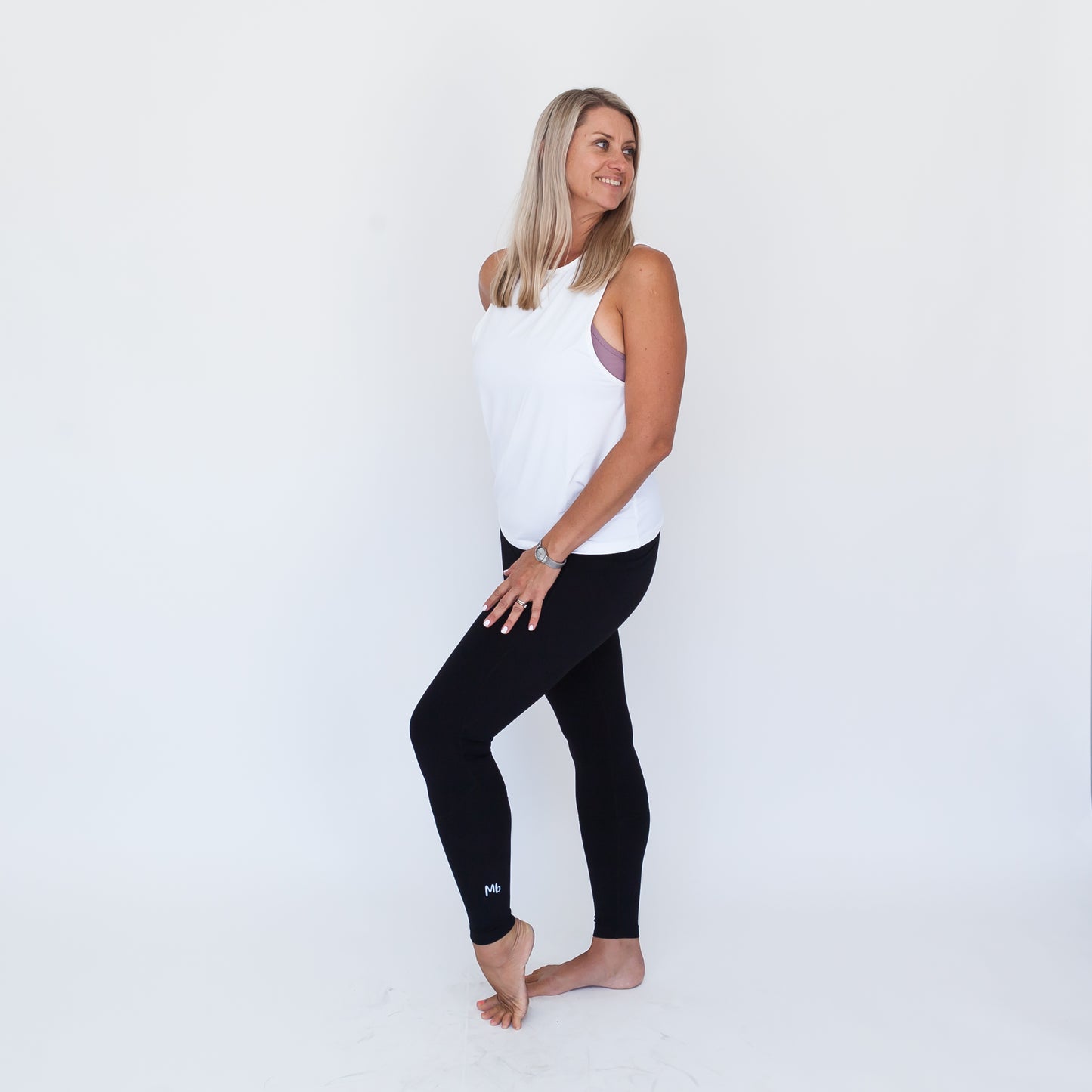 Milkbar Active Leggings - Extra High Waist Full Length | Black