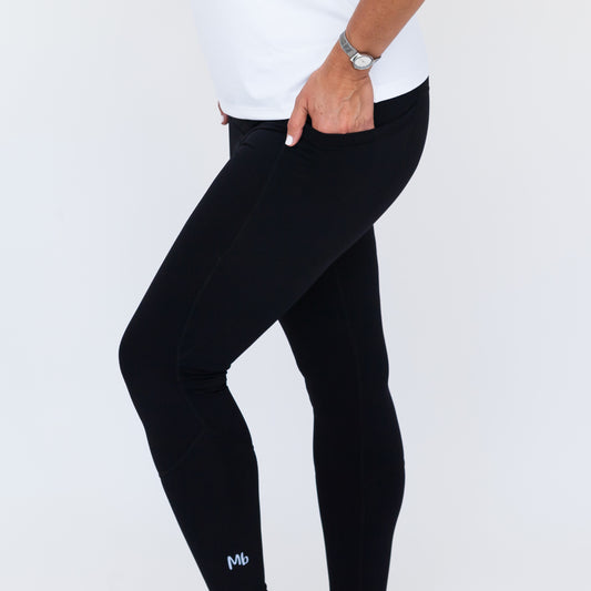 Milkbar Active Leggings - Extra High Waist Full Length | Black