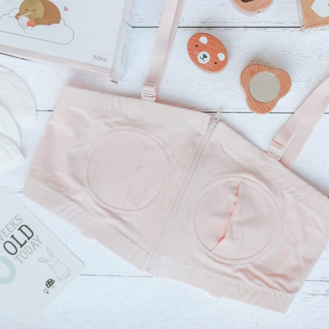 Breast Pump Bra | Pink