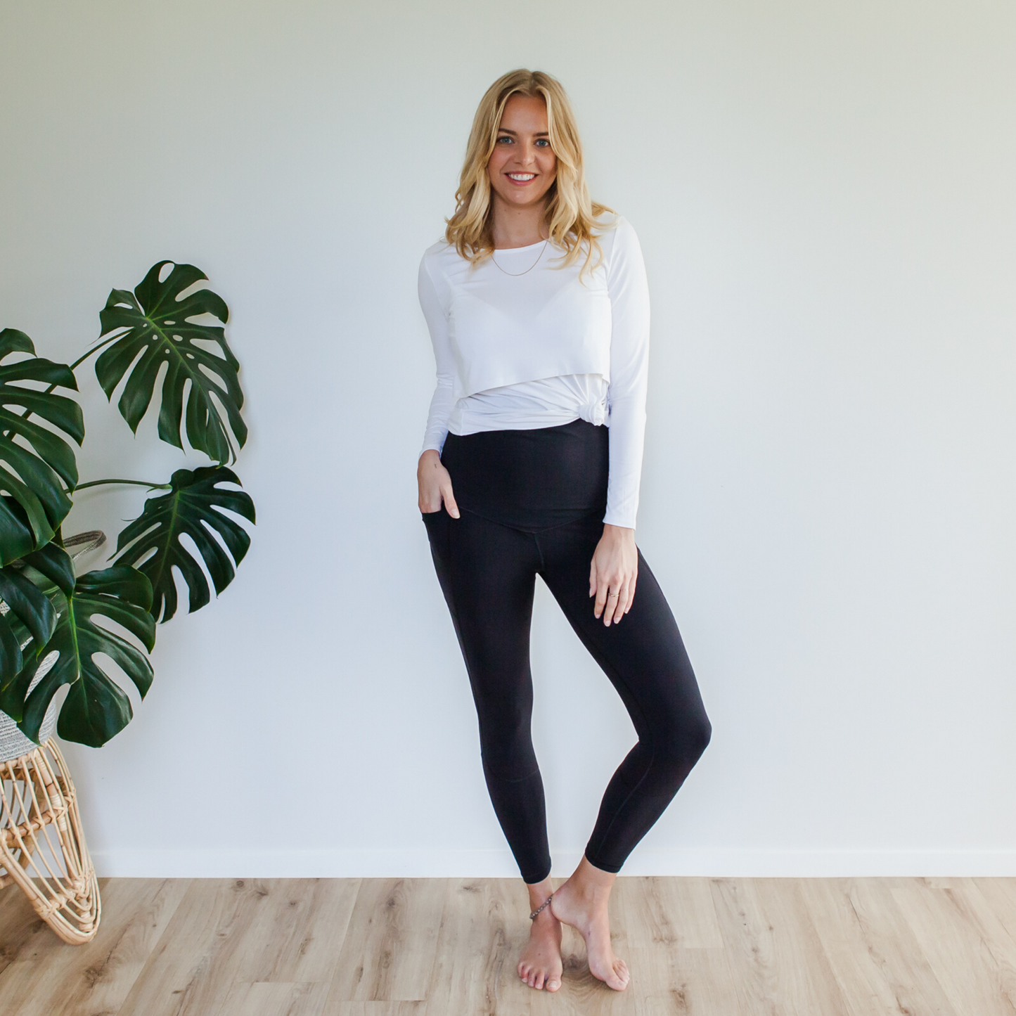 Milkbar Active Leggings - Extra High Waist 7/8 | Black
