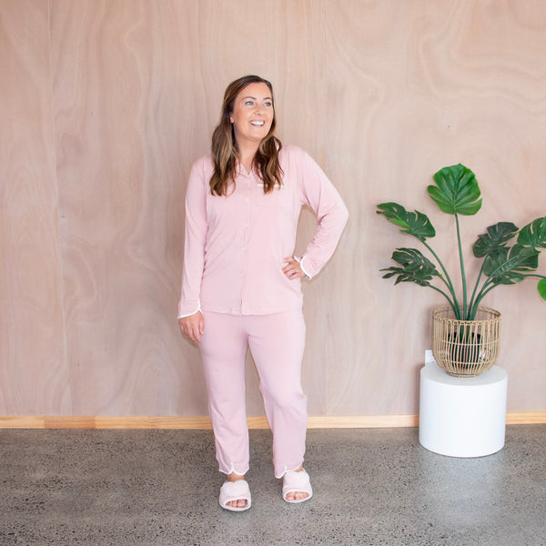Breastfeeding Sleepwear Set Blush Milkbar Maternity & Breastfeeding