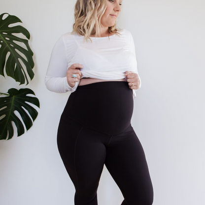 Milkbar Active Leggings - Extra High Waist Full Length | Black