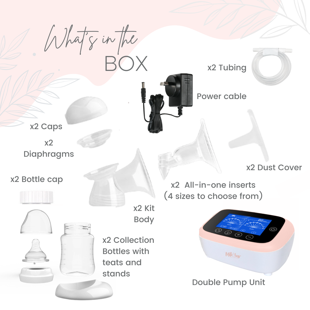 Milkbar Advanced Flow Double Electric Breast Pump - Hospital Grade