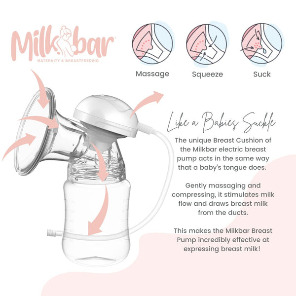 Milkbar Insulated Breast Pump Tote Bag  Black - Milkbar Maternity &  Breastfeeding