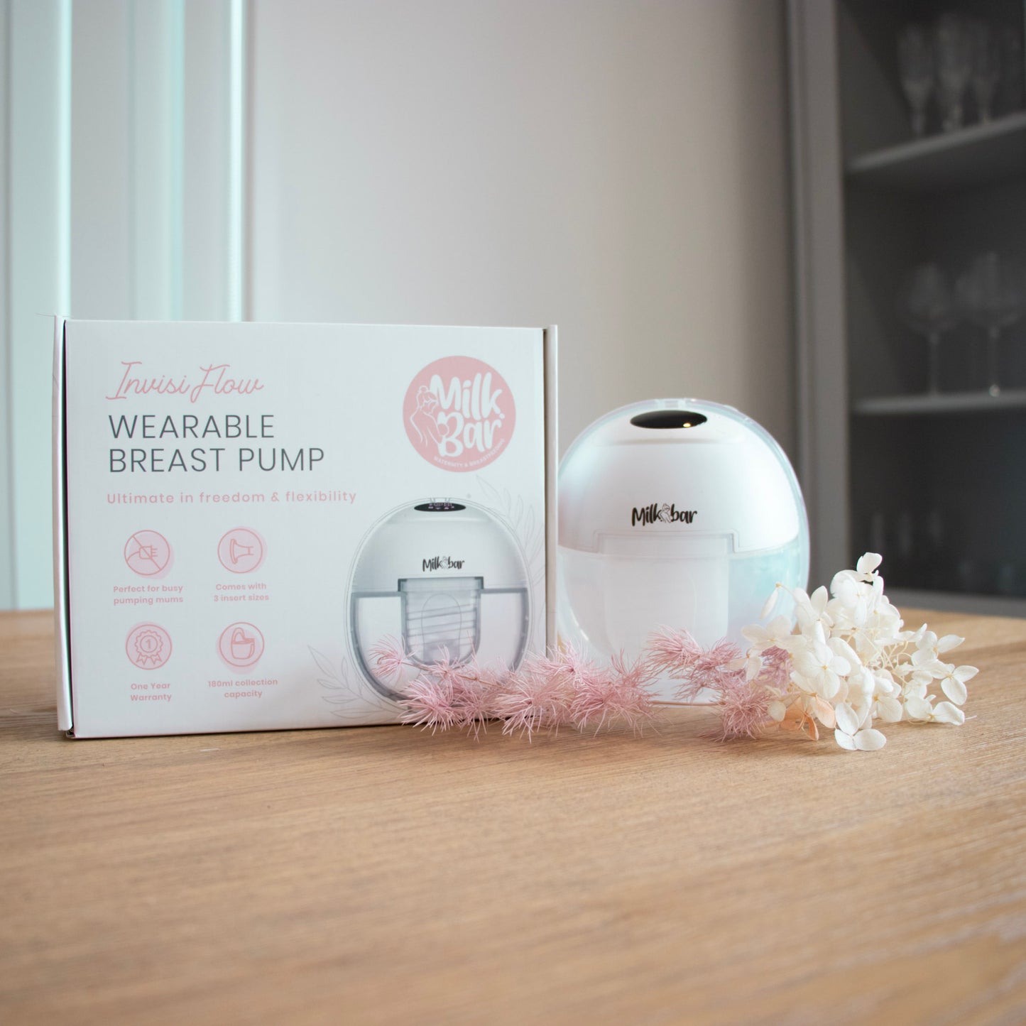 Milkbar Invisi Flow Wearable Breast Pump