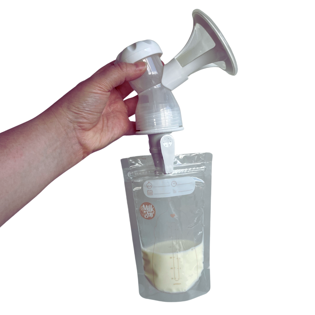 Milkbar Breast Milk Storage Bag Adapter Clip