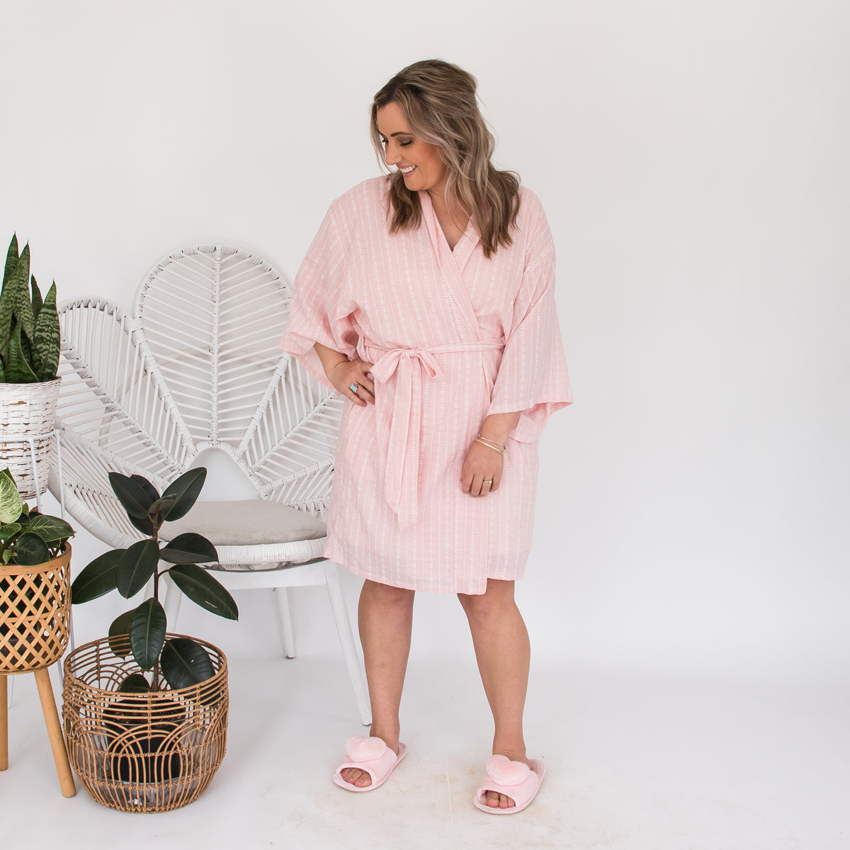 Summer Robe Cherry Blossom Milkbar Maternity & Breastfeeding