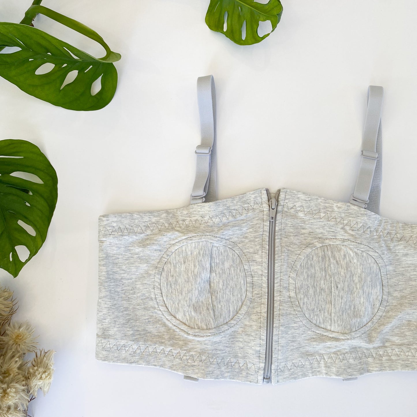 Breast Pump Bra | Grey