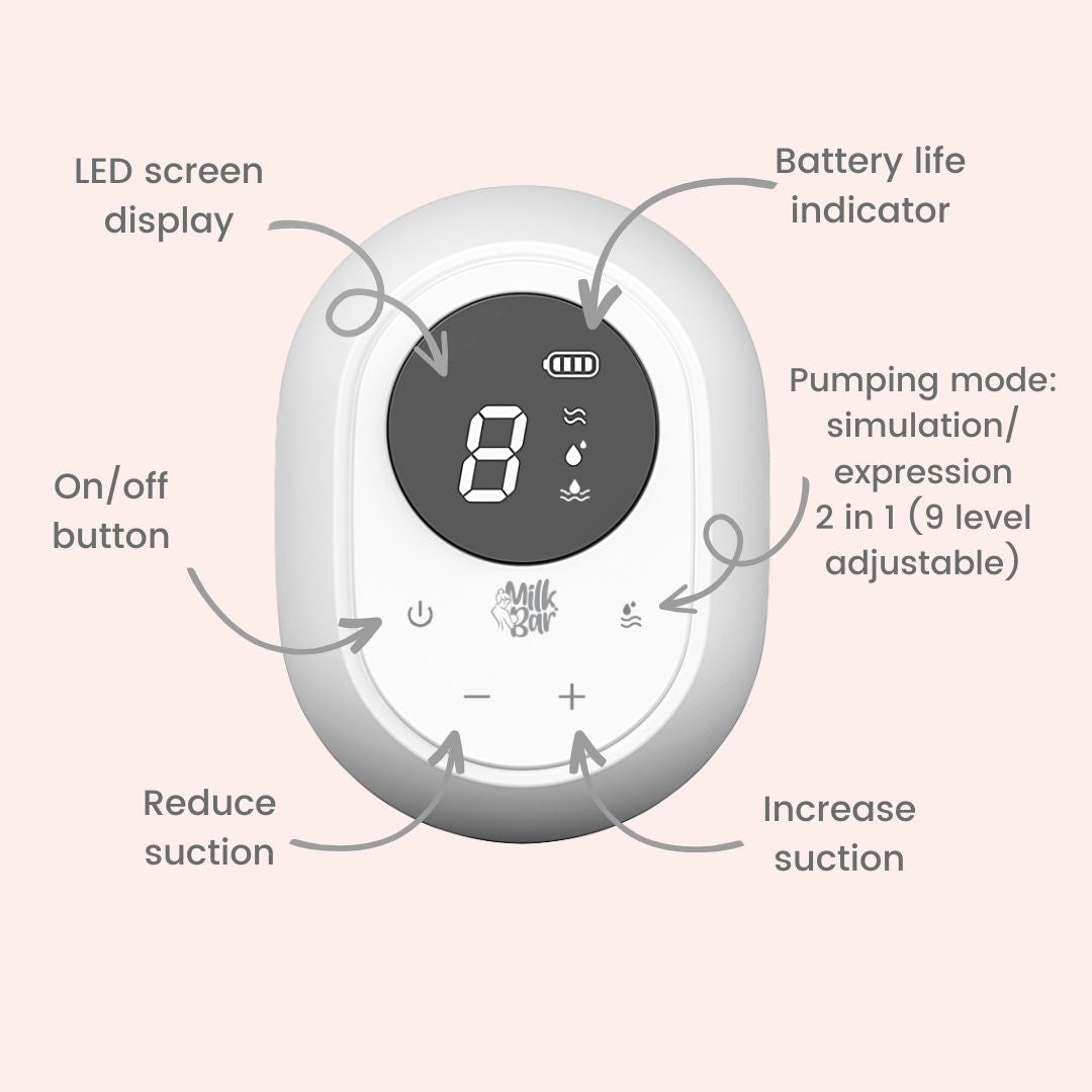 Milkbar Pure Freedom Portable Breast Pump | SINGLE